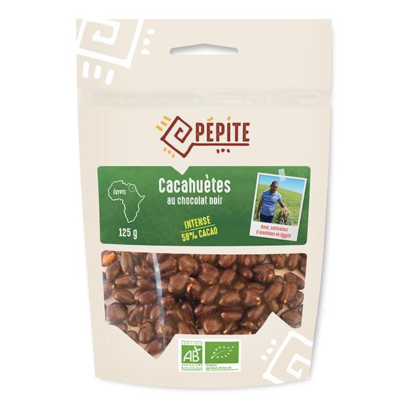 Cacahuètes d'Egypte au chocolat noir 125g