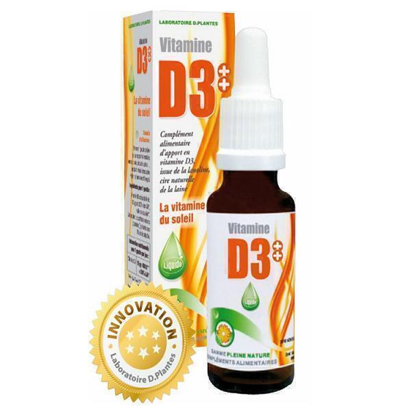 Vitamine D3 Plus 400UI Huile - Flacon de 20mL