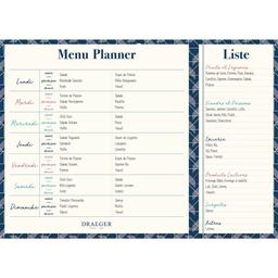 Menu Planner - Bleu Marine