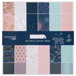 Papier Scrapbooking - Constellation - 30,5 x 30,5 cm - 6 pcs