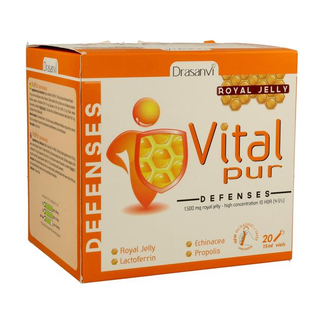 Défenses Vitalpur 20 fioles de 15ml