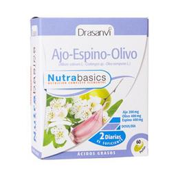 Nutrabasics ail-aubépine-olive 60 capsules de 700mg