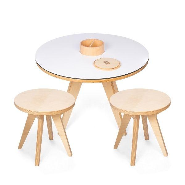 Ensemble table et tabourets Drawintable   Home Edition