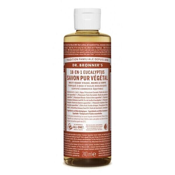 Savon liquide eucalyptus Dr Bronner's 240 ml