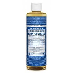 Savon liquide menthe poivrée Dr Bronner's 475 ml