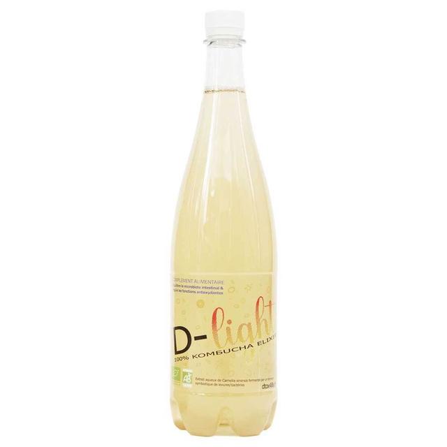 Boisson kombucha D-light allégé en sucre 1L