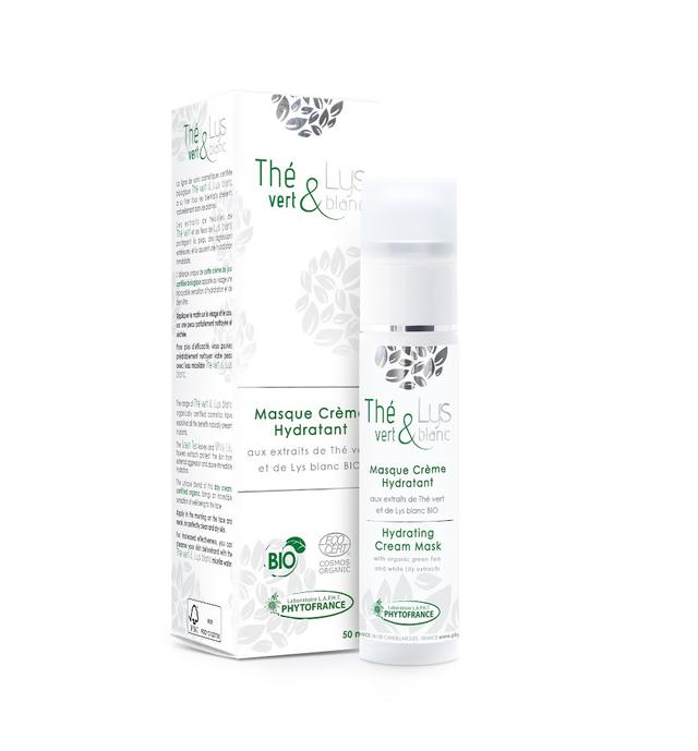 Masque crème Thé vert et Lys blanc