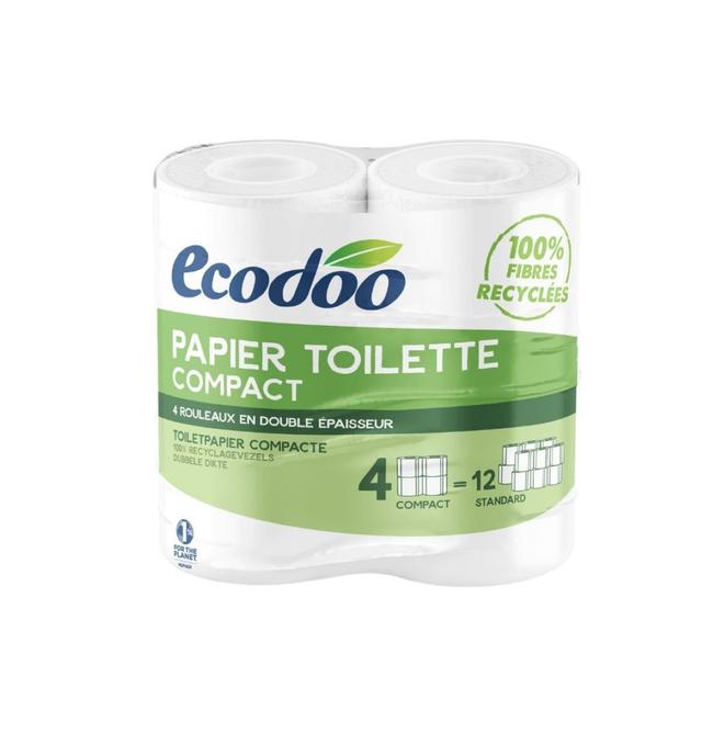 Papier toilette compact recyclé x4