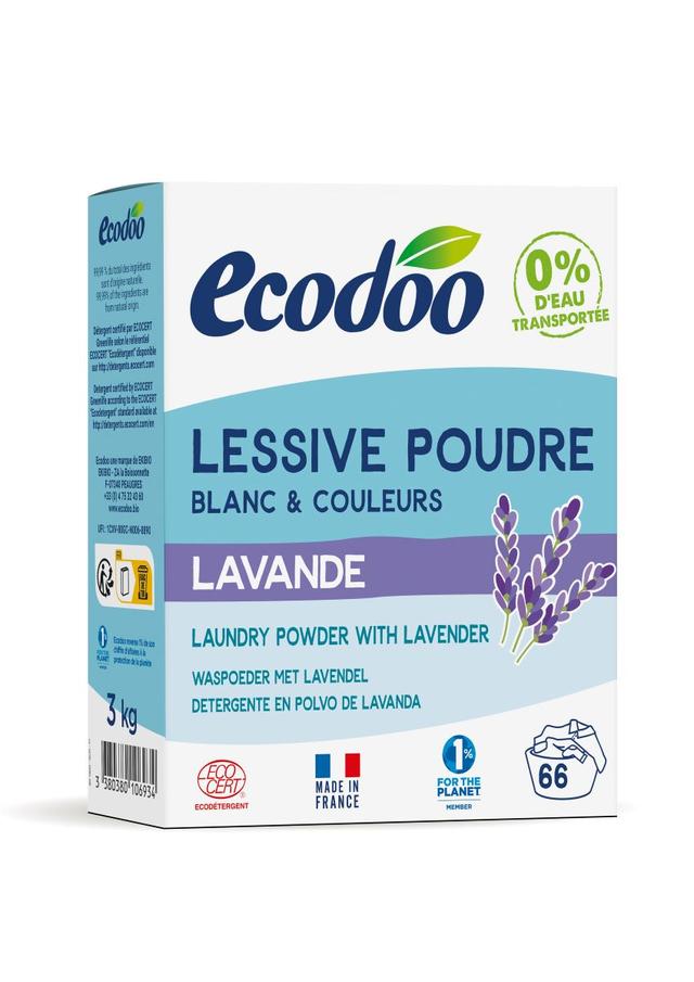 Lessive en poudre blanc et couleurs 3kg