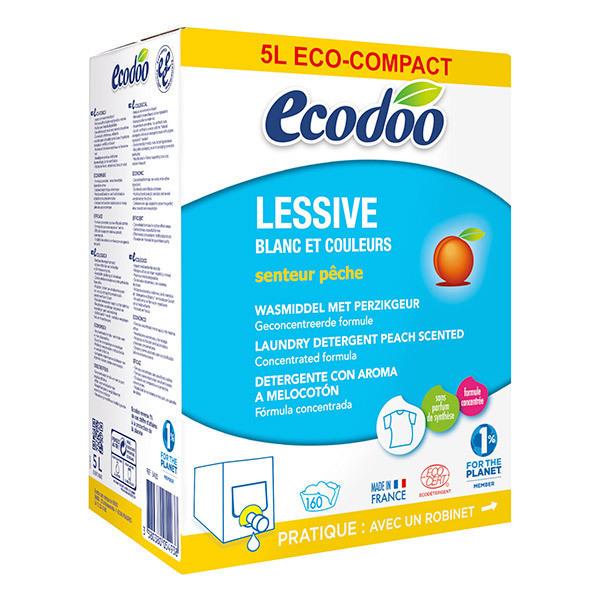 Lessive liquide concentrée Pêche éco compact 5L