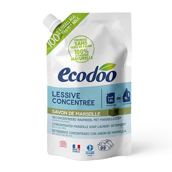 Eco-recharge lessive liquide concentrée au savon de Marseille 1