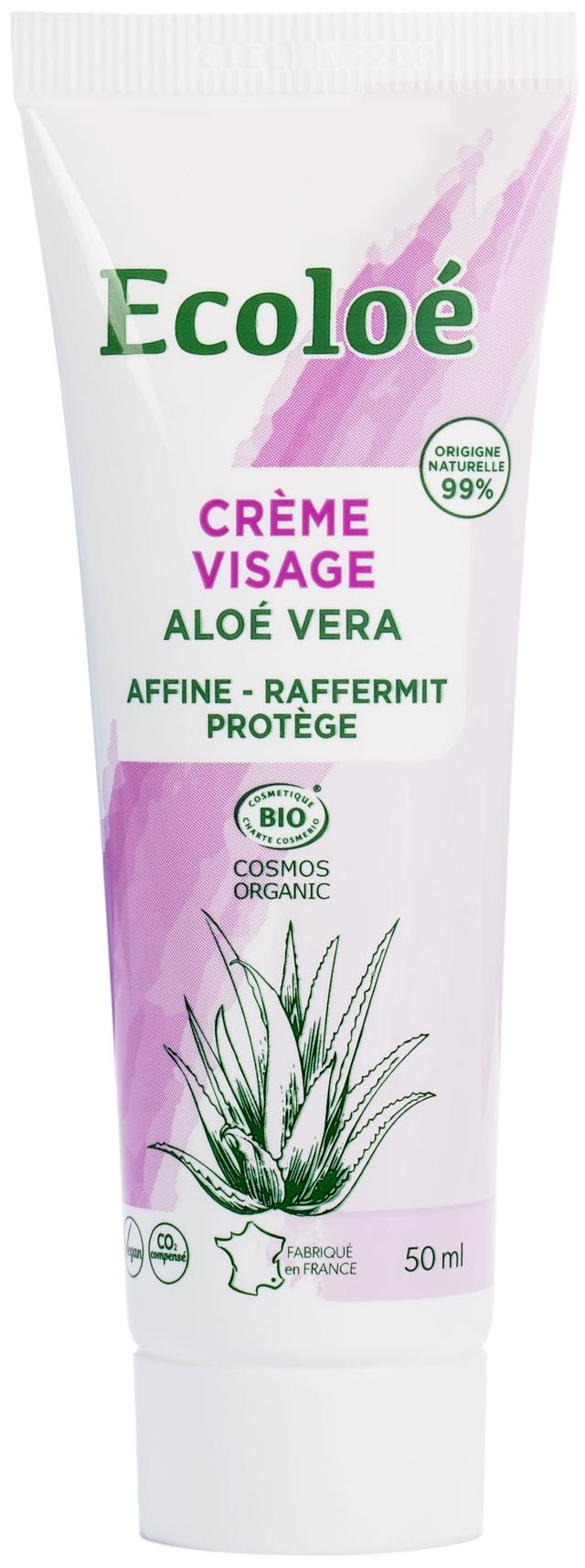 Crème Visage Aloé Vera - 50ml