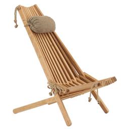 Chilienne en bois EcoChair (coussin offert) Aulne