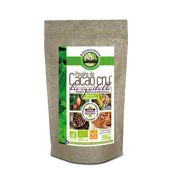 Cacao cru en poudre 200g bio équitable