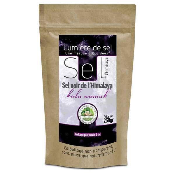 Sel noir de l'Himalaya sachet recharge 250g