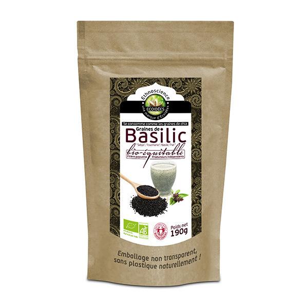 Graines de basilic 190g bio équitable