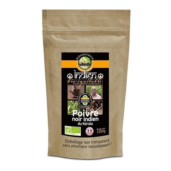 Poivre noir indien en grain 100g bio