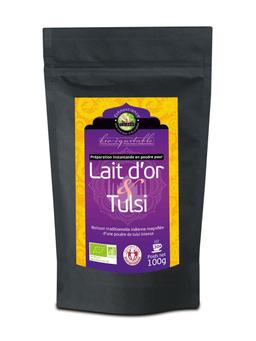 Préparation lait d'or et Tulsi 100g