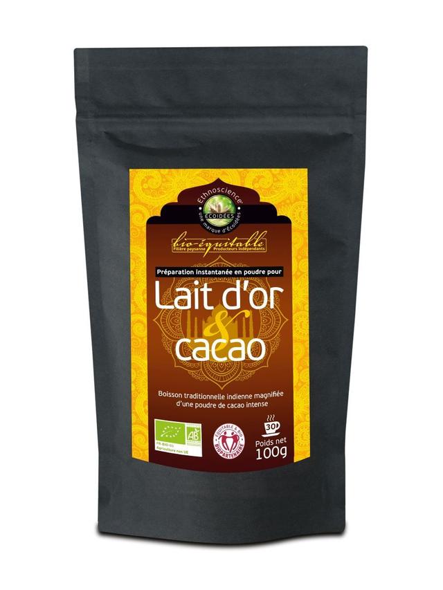 Préparation lait d'or et cacao 100g