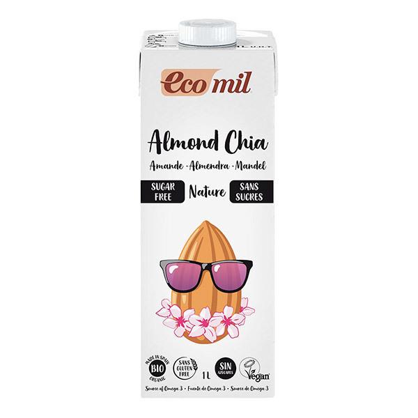 Lait amandes sans sucres chia bio 1L