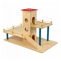 Mon premier Garage de bois  - jeu Montessori