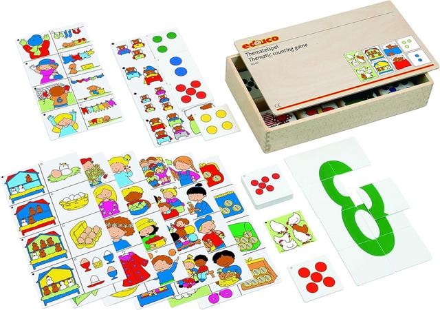 Jeu de comptes à thèmes  - jeu Montessori