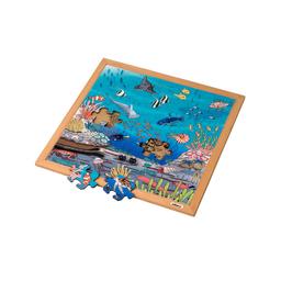 Puzzle en Bois - vie sous-marine (49pieces) - jeu Montessori