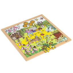 Puzzle en Bois - Nature et climat Puzzle- jardin insectes - jeu