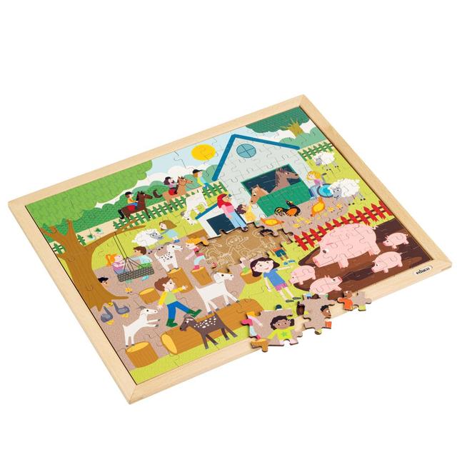 Puzzle en Bois - Puzzle Together - au zoo pour enfants - jeu