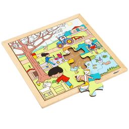 Puzzle en Bois - Seasons Puzzle - printemps - jeu Montessori