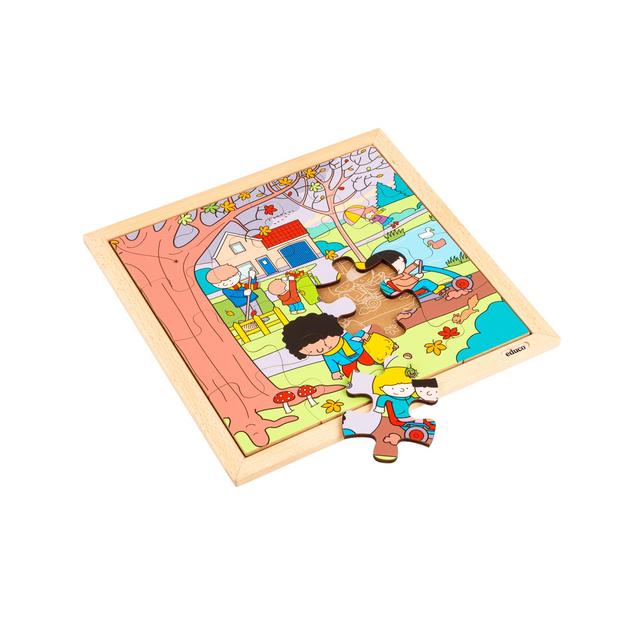 Puzzle en Bois - Seasons Puzzles - Automne - jeu Montessori