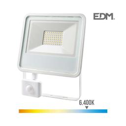 Projecteur LED à Détecteur 50W Blanc étanche IP65 3500lm (400W)