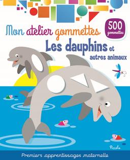 Mon atelier gommettes Les dauphins