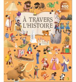 400 autocollants A travers l'Histoire