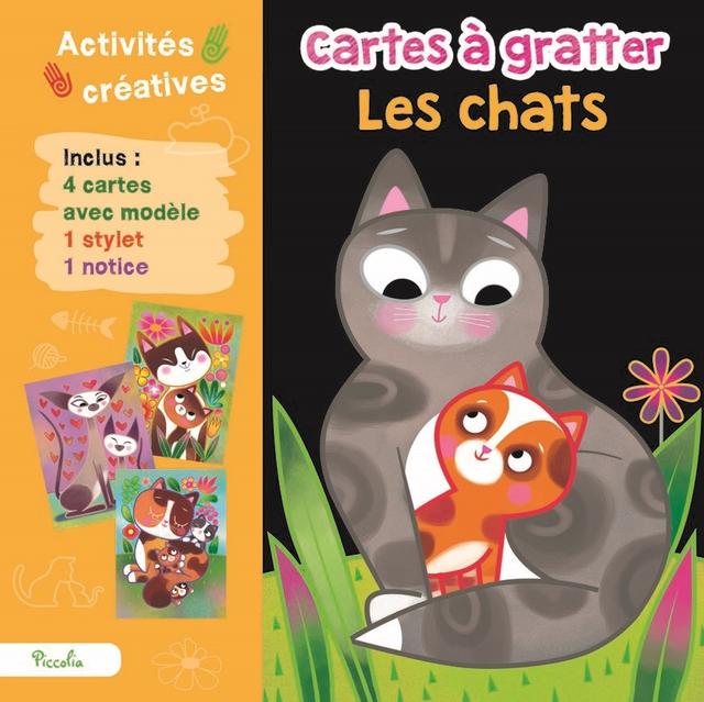 Cartes à gratter Les chats