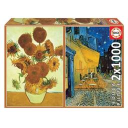 Puzzle VAN GOGH - 2 oeuvres emblématiques - 1000 pièces chacun