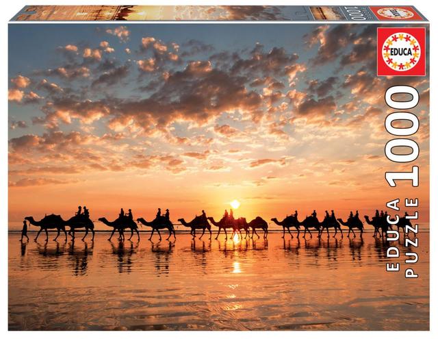 Puzzle 1000 pcs Golden sunset on Cable Beach Australie