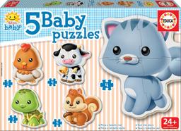 Baby puzzles les animaux commun