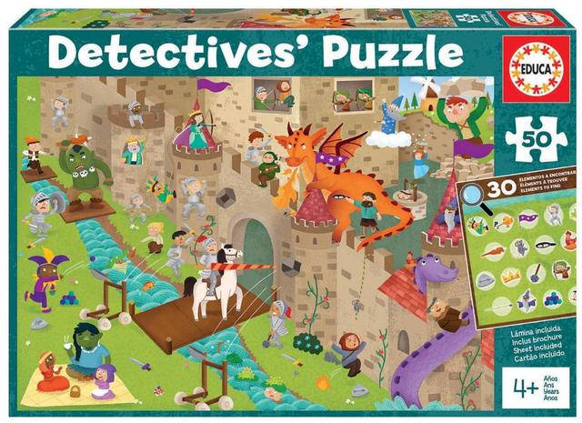 50 pcs Detective puzzle Le Chateau