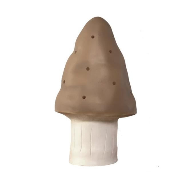 Lampe petit champignon chocolat