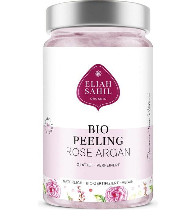 Poudre exfoliante à l'Argan et Rose bio 256g | Eliah Sahil