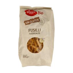 Pâtes Fusilli 4 céréales sans gluten Bio 500 g