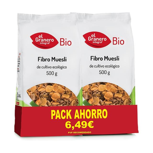 Pack Bio Fibro Muesli 2 unités de 500g