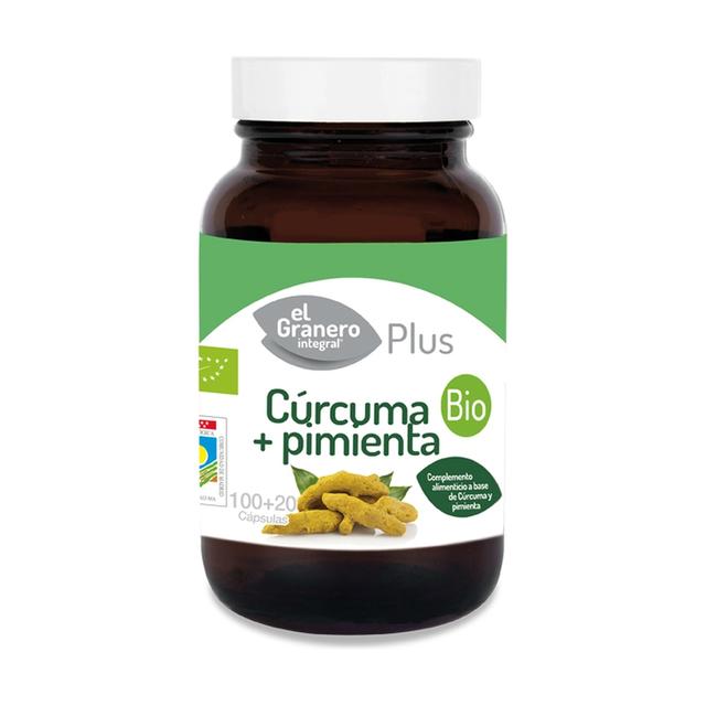 Curcuma et poivre 120 capsules (440mg)