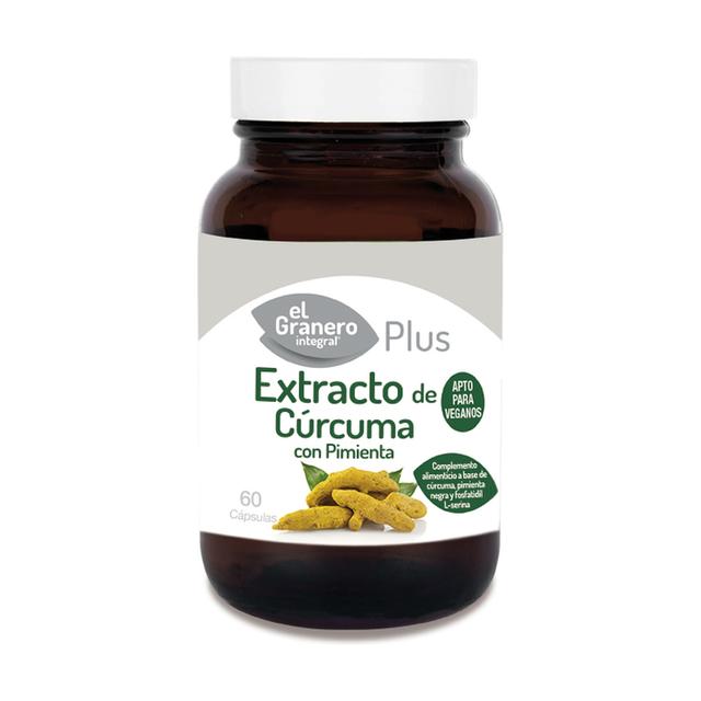 Extrait de curcuma et de poivre 60 capsules (430mg)