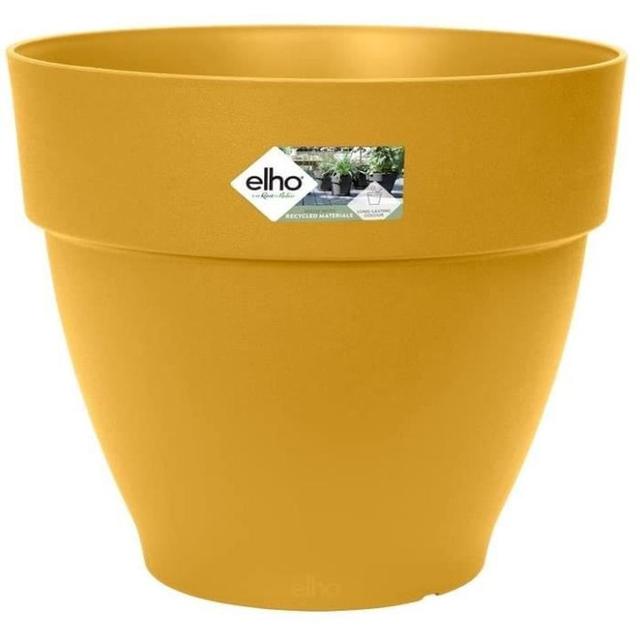 Pot de fleurs Rond VIBIA - Plastique Réservoir - Ø 40 - Jaune