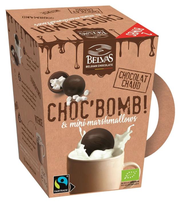 Bombe pour chocolat chaud 2x35g