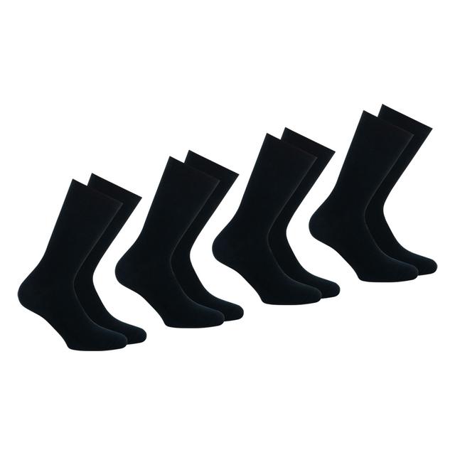 Lot de 4 paires de chaussettes mi-hautes Coton Peigné