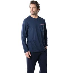 Pyjama long col rond homme Fait en France