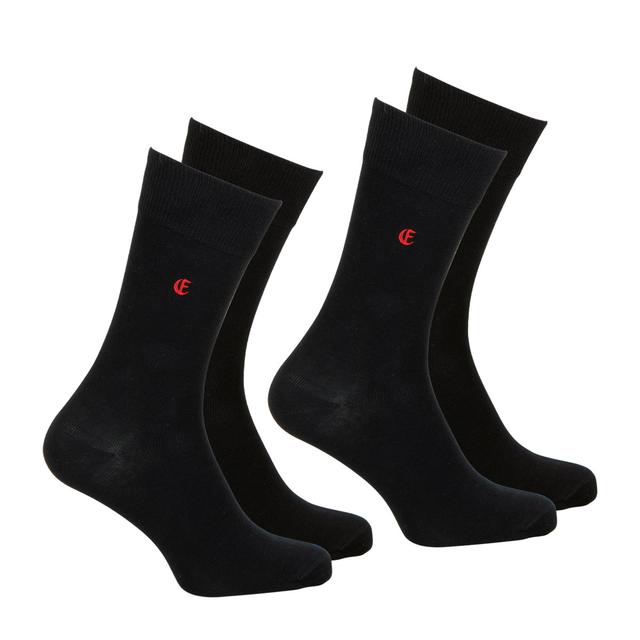 Lot de 2 paires de mi-chaussettes Coton Peigné homme